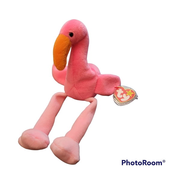 Ty Toys Pinky The Flamingo 995 Ty Beanie Baby In Perfect Vintage Condition Poshmark